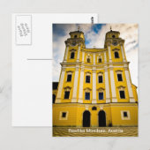Basilika Mondsee, Oostenrijk Briefkaart (Voorkant / Achterkant)