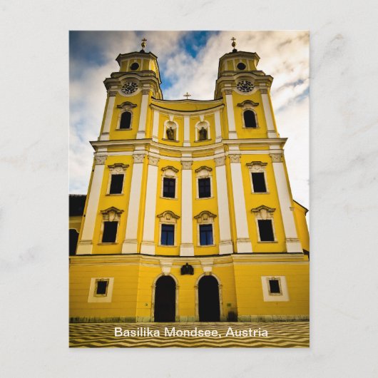 Basilika Mondsee, Oostenrijk Briefkaart (Voorkant)