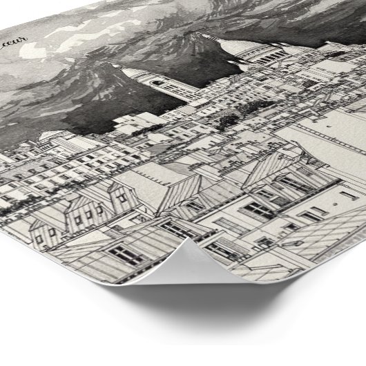 Basilique du Sacré-Cœur Poster (Hoek)