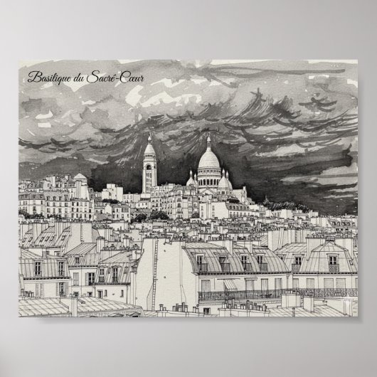Basilique du Sacré-Cœur Poster (Voorkant)