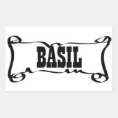 BASILISCHE 'KRUIDENPOT' STICKER (Voorkant)