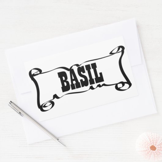 BASILISCHE 'KRUIDENPOT' STICKER (Envelop)