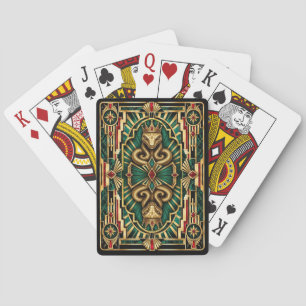 Basilisk, Art Deco Mythisch Pokerkaarten