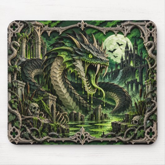 Basilisk, Papierknipmonster Muismat (Voorkant)