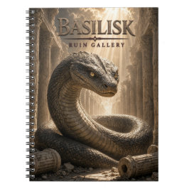 Basilisk Ruïne Galerij Donkere Bioscoop Notitieboek