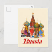 Basiliuskathedraal, Moskou, Rusland Briefkaart (Voorkant / Achterkant)