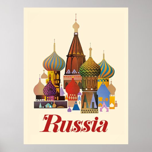 Basiliuskathedraal, Moskou, Rusland Poster (Voorkant)
