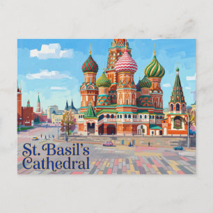 Basiliuskathedraal Rusland Briefkaart