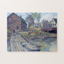 Basil's Dock & Turne Shed beroemd gemaakt door Cha Legpuzzel