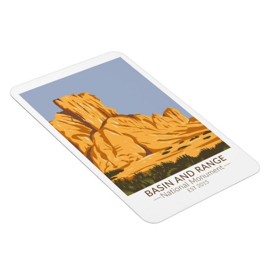 Basin en Range National Monument Nevada  Magneet (Rechterzijde)