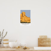 Basin en Range National Monument Nevada Poster (Keuken)