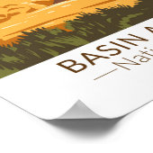 Basin en Range National Monument Nevada  Poster (Hoek)