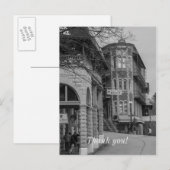 Basin Park en Flatiron Flats Grayscale Briefkaart (Voorkant / Achterkant)