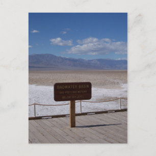 Basin Sign-Briefkaart Briefkaart