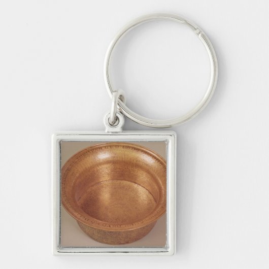 Basin, versierd met geometrische patronen sleutelhanger (Voorkant)