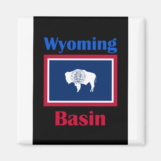 Basin Wyoming Magneet (Voorkant)