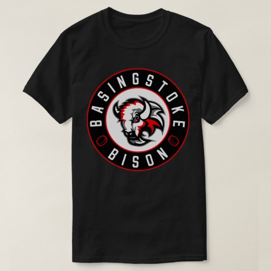 Basingstoke Bison-hockey T-shirt (Design voorkant)