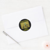 BASINGSTOKE COOL BANANAS RONDE STICKER (Envelop)