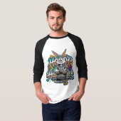 Basis 3/4 mouw Raglan T-shirt 👕✨ | Comfortabel (Voorkant volledig)
