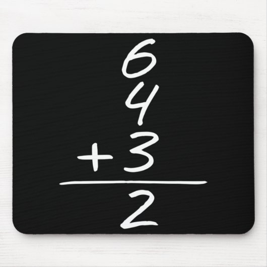 Basis 6 4 3 Dubbel afspelen Twee ontwerpen Muismat (Voorkant)