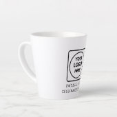 Basis aangepaste logo zakelijke marketing latte mo mok (Linkerhoek)