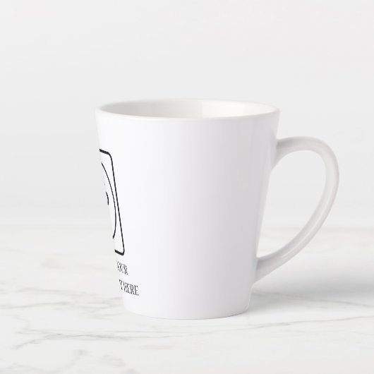 Basis aangepaste logo zakelijke marketing latte mo mok (Rechts)