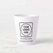 Basis aangepaste logo zakelijke marketing latte mo mok (Voorkant)