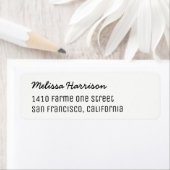 basis adresetiket met manuscriptnaam etiket (Insitu)