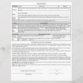 Basis anesthesieverslag (Achterkant)