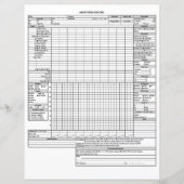 Basis anesthesieverslag (Voorkant)