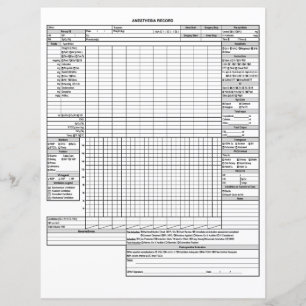 Basis anesthesieverslag