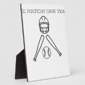 Basis BAll..One Nation One Team. Fotoplaat (Zijkant)