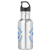 Basis Batch Alkalische Water grafische logo Waterfles (Achterkant)