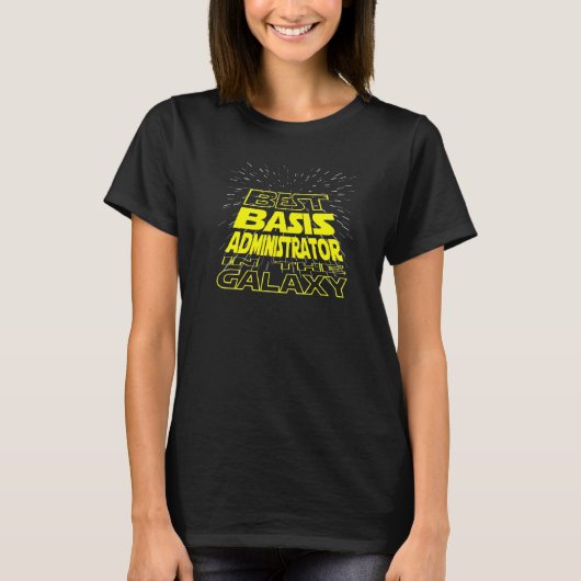 Basis beheerder Cool Galaxy-taak T-shirt (Voorkant)