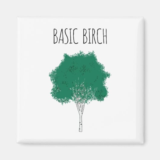 Basis Berk Maffe Milieuactivist Wandelend Woud Magneet (Voorkant)