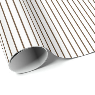 Basis Bruine Streep Minimalistisch Elke Gelegenhei Cadeaupapier