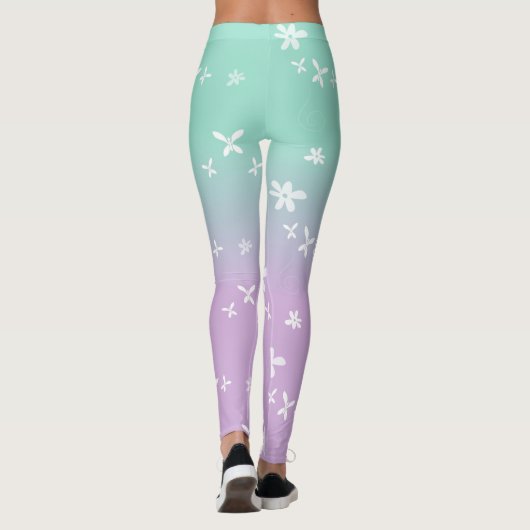 Basis Butterflies - Pastels Leggings (Achterkant)