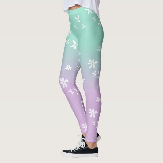 Basis Butterflies - Pastels Leggings (Links)