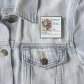 Basis Chakra-Button Vierkante Button 5,1 Cm (In situ)