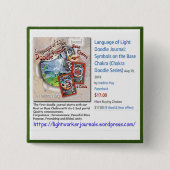 Basis Chakra-Button Vierkante Button 5,1 Cm (Voorkant)