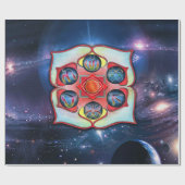 Basis Chakra Cadeaupapier (Vlak)