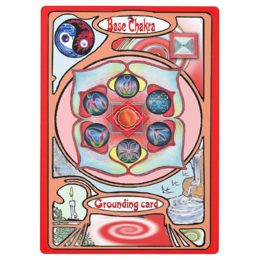 Basis Chakra-kleuringang Klembord (Achterkant)