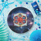 Basis Chakra Papieren Bordje (Feest)