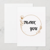 Basis Dankkaarten Bedankkaart (Voorkant / Achterkant)