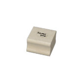Basis Dankkaarten Rubberstempel (Stempel)