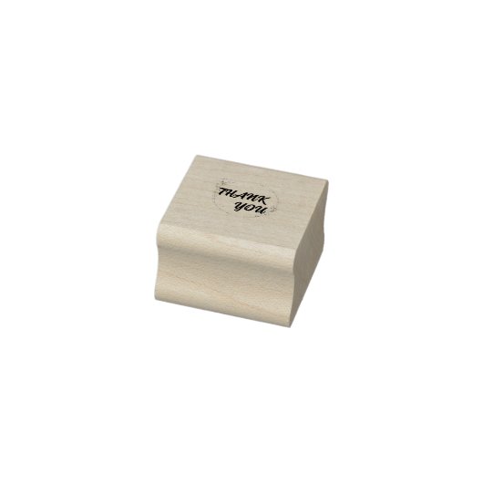 Basis Dankkaarten Rubberstempel (Stempel)
