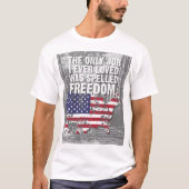Basis Donker T-shirt – Freedom Job (Voorkant)