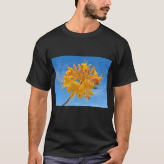 Basis donker T-shirt met Florida Flame Azalea