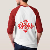 Basis Donker T-Shirt Sjabloon (Achterkant)