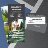 Basis Donkergrijs, Wit Logo Zakelijk Visitekaartje
